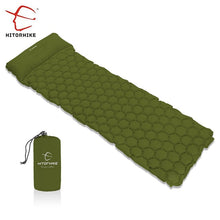 Load image into Gallery viewer, Sleeping Mat for Outdoor Camping Pad With Pillow Air Mattress Inflatable Cushion Fast Filling Moisture proof  and Water proof
