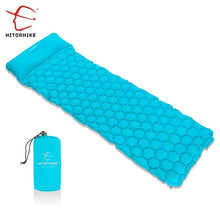 Load image into Gallery viewer, Sleeping Mat for Outdoor Camping Pad With Pillow Air Mattress Inflatable Cushion Fast Filling Moisture proof  and Water proof
