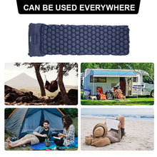 Load image into Gallery viewer, Sleeping Mat for Outdoor Camping Pad With Pillow Air Mattress Inflatable Cushion Fast Filling Moisture proof  and Water proof
