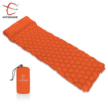 Load image into Gallery viewer, Sleeping Mat for Outdoor Camping Pad With Pillow Air Mattress Inflatable Cushion Fast Filling Moisture proof  and Water proof
