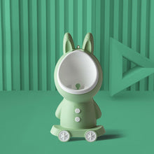 Load image into Gallery viewer, Baby Rabbit Potty Stand Toilet for Vertical Urinal Kids Training Boys in the Bathroom for Wall-Mounted and Travel Toddler
