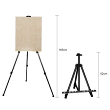 Load image into Gallery viewer, Foldable and Adjustable Metal Artist Easel for Sketching, Painting, and Drawing Stand with Carrying Bag Art Supplies
