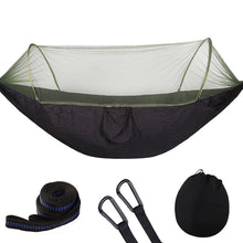 Load image into Gallery viewer, Camping Sleeping Hammock with Mosquito Net and Pop-Up Light Portable Camping Stuff
