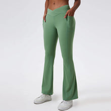 Load image into Gallery viewer, Super Soft Fabric Leggings with Push Up Flared Pants
