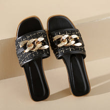 Load image into Gallery viewer, Luxury Designer Sandals with Chains For Women
