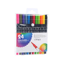 Load image into Gallery viewer, Color Marker Set for Art Painting with Double Head Brush Pens Drawing Professional Stationery
