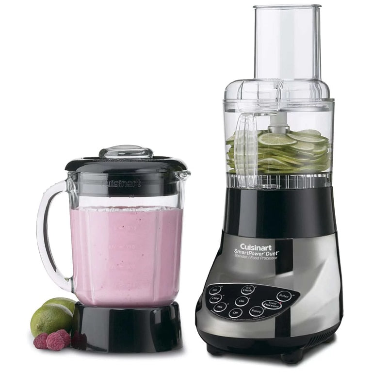 Smart power Duet /Food Processor with 7 Speed, 500 Watt, Brushed Chrome Blender, that is Dishwasher Safe