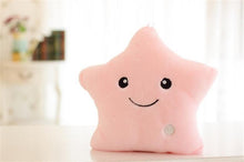 Load image into Gallery viewer, Creative Luminous Plush Star Pillow, Soft Colorful Stuffed Cushion
