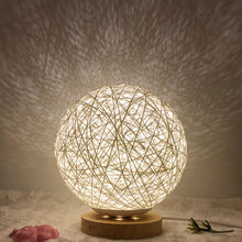 Load image into Gallery viewer, LED Moon Table Lamp with Wooden Base for Home Decor
