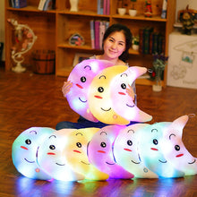 Load image into Gallery viewer, Creative Luminous Plush Star Pillow, Soft Colorful Stuffed Cushion
