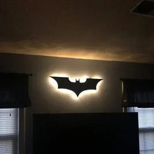 Load image into Gallery viewer, Cool LED Wall Lights with Wireless Remote Control and Color Change Bat Shape Logo
