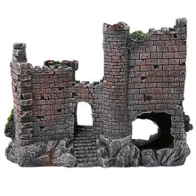 Load image into Gallery viewer, Resin Fish Tank Decor an Ancient Castle with Cave, Building, and Landscaping Ornaments
