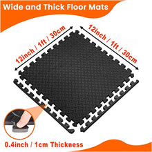 Load image into Gallery viewer, 12Pcs Eva Foam with Anti-Slip, Interlocking Flooring Mat
