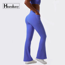 Load image into Gallery viewer, Super Soft Fabric Leggings with Push Up Flared Pants
