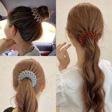 Load image into Gallery viewer, Women Hair Claw with Simple Hair Clip Hair Accessories for Girl Ponytail Bird Nest Headwear
