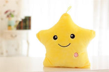 Load image into Gallery viewer, Creative Luminous Plush Star Pillow, Soft Colorful Stuffed Cushion
