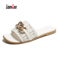 Load image into Gallery viewer, Luxury Designer Sandals with Chains For Women
