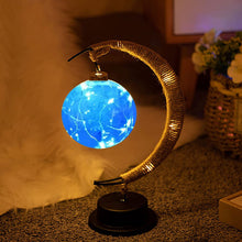 Load image into Gallery viewer, 3D LED Moon Night Lights with Stand, Lunar Fairy Lamp
