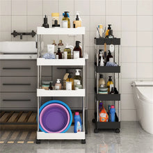 Load image into Gallery viewer, 3/4 Tier Rolling Utility Cart with Movable Storage Shelf for Kitchen
