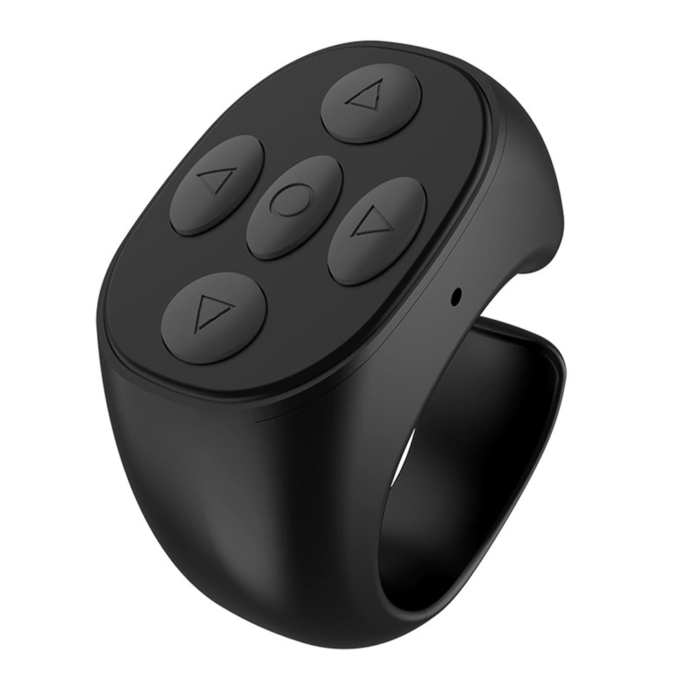 Bluetooth Ring Remote Control at your Fingertip for Selfie, Video, and Automatic Page Turner