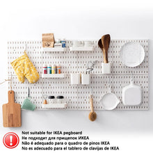 Load image into Gallery viewer, DIY Pegboard Accessories with Hanging Shelf, Storage Hooks, and Wall Organizer
