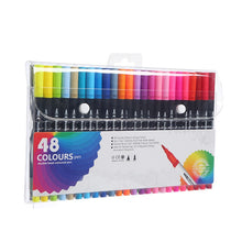 Load image into Gallery viewer, Color Marker Set for Art Painting with Double Head Brush Pens Drawing Professional Stationery
