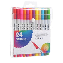 Load image into Gallery viewer, Color Marker Set for Art Painting with Double Head Brush Pens Drawing Professional Stationery
