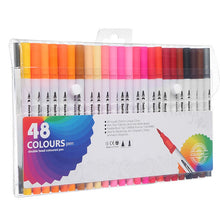 Load image into Gallery viewer, Color Marker Set for Art Painting with Double Head Brush Pens Drawing Professional Stationery
