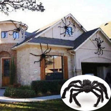 Load image into Gallery viewer, Huge Black Scary Spider Web for Halloween Decoration Props
