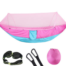 Load image into Gallery viewer, Camping Sleeping Hammock with Mosquito Net and Pop-Up Light Portable Camping Stuff
