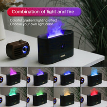 Load image into Gallery viewer, Aroma Air Diffuser with Humidifier Ultrasonic Cool Mist and LED Fog Maker for Essential Oil Flame Lamp
