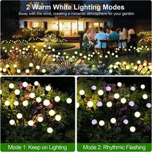 Load image into Gallery viewer, Outdoor Solar Waterproof LED Starburst Firefly Lights for Lawn Garden and Path Landscape
