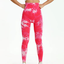 Load image into Gallery viewer, Seamless Tie Dye Leggings with Scrunch Butt Lifting Elastic
