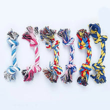 Load image into Gallery viewer, Durable Hemp and Cotton chew toy knot a rope for Cleaning Teeth
