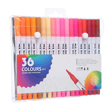 Load image into Gallery viewer, Color Marker Set for Art Painting with Double Head Brush Pens Drawing Professional Stationery
