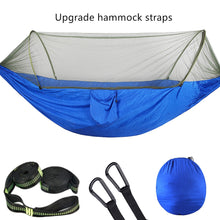 Load image into Gallery viewer, Camping Sleeping Hammock with Mosquito Net and Pop-Up Light Portable Camping Stuff
