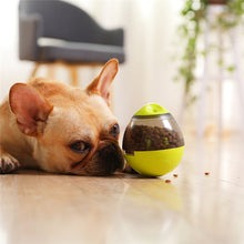 Load image into Gallery viewer, Interactive Pet Toy that Increases  IQ Treat Ball with Feed Bowl Tumbler Food Dispenser for Training
