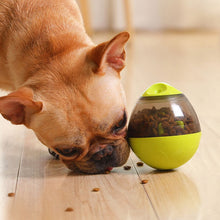 Load image into Gallery viewer, Interactive Pet Toy that Increases  IQ Treat Ball with Feed Bowl Tumbler Food Dispenser for Training
