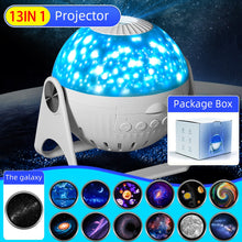 Load image into Gallery viewer, LED Star Projector Night Light with 6 in 1 Planetarium Starry Skies
