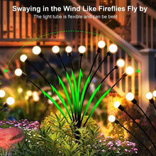 Load image into Gallery viewer, Outdoor Solar Waterproof LED Starburst Firefly Lights for Lawn Garden and Path Landscape
