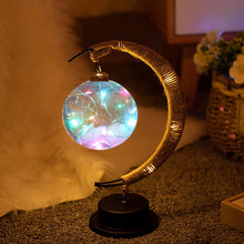 Load image into Gallery viewer, 3D LED Moon Night Lights with Stand, Lunar Fairy Lamp
