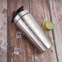 Load image into Gallery viewer, Stainless Steel Protein Shaker Cup with Mixer
