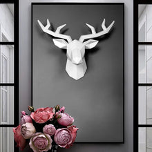 Load image into Gallery viewer, 3D Deer Head, Statue, Sculpture, Wall Decor, and Decorative Art
