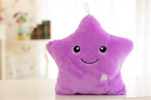 Load image into Gallery viewer, Creative Luminous Plush Star Pillow, Soft Colorful Stuffed Cushion
