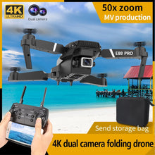 Load image into Gallery viewer, PRO Drone Professional 10K HD Camera 6km WIFI Folding Height Fixed Quadcopter with Remote Control
