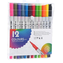 Load image into Gallery viewer, Color Marker Set for Art Painting with Double Head Brush Pens Drawing Professional Stationery
