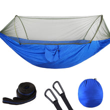 Load image into Gallery viewer, Camping Sleeping Hammock with Mosquito Net and Pop-Up Light Portable Camping Stuff
