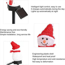 Load image into Gallery viewer, Powered Waterproof Solar Snowman Lamp with Lights Lawn Decor
