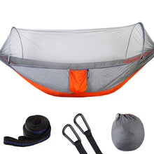 Load image into Gallery viewer, Camping Sleeping Hammock with Mosquito Net and Pop-Up Light Portable Camping Stuff
