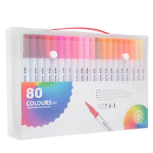 Load image into Gallery viewer, Color Marker Set for Art Painting with Double Head Brush Pens Drawing Professional Stationery
